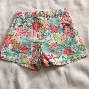 Vintage Gymboree Butterflies print shorts SzM-4